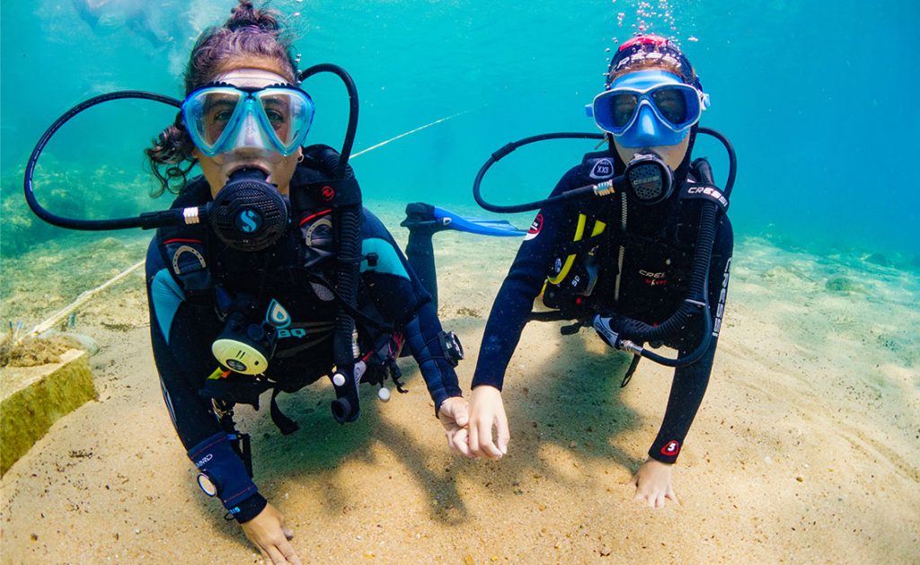 Bautizo barcelona bautizo de buceo en Barcelona