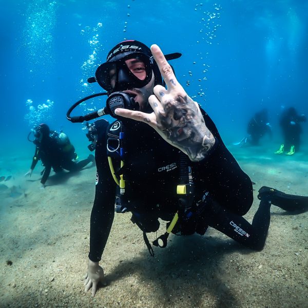 Bautizo de buceo en Palamos