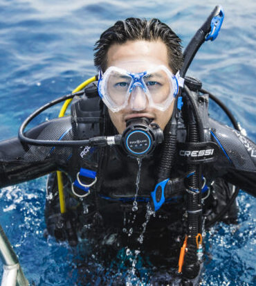 bautizo de buceo en tossa de mar